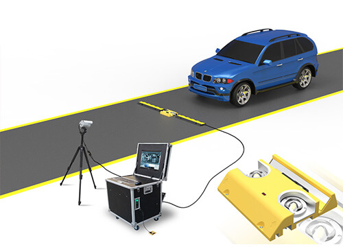 YD900移动式车底安全检查系统
